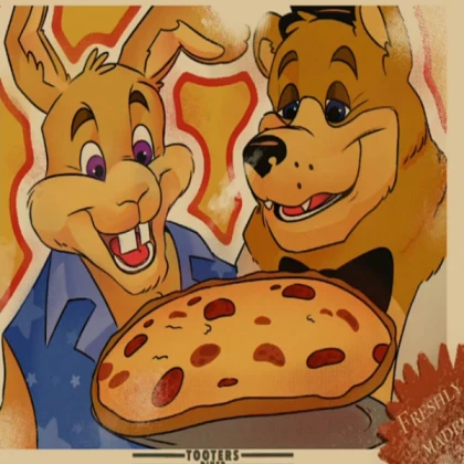 Fredbear and Spring Bonnie Poster FNAF