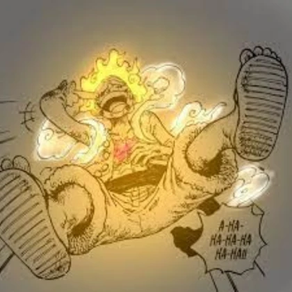 luffy gear 5 glow