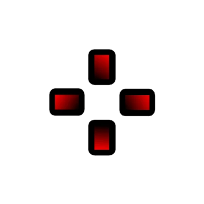 Red-Black Gradient Round-Cornered Custom Crosshair