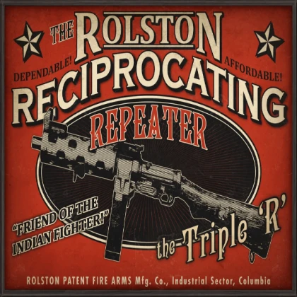 Bioshock Infinite Weapon store advertisement sign