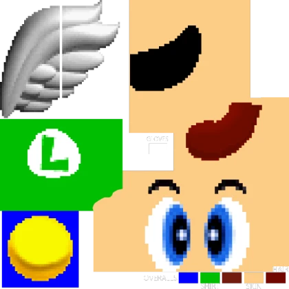 Luigi texture 64