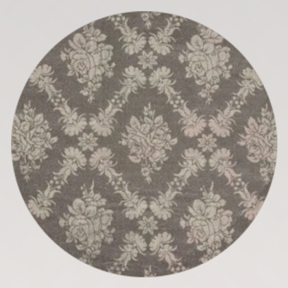 Grey Nourison Tranquil Round Area Rug