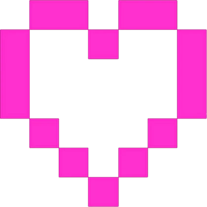 ♡ pixel heart crosshair