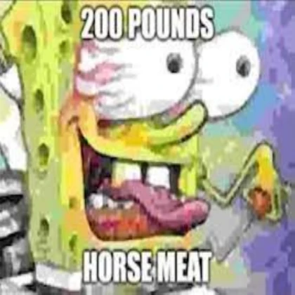 200 pounds horse meat
