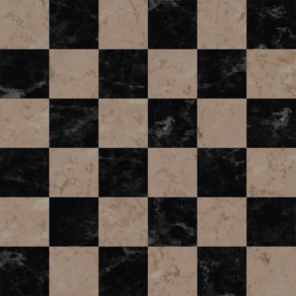 Dirty Chequered Floor