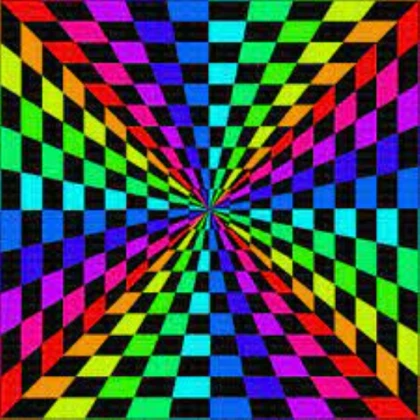 Colorful Scenecore Weirdcore Rainbow Wallpaper