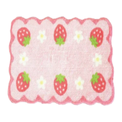 Pink strawberry mini carpet\mat