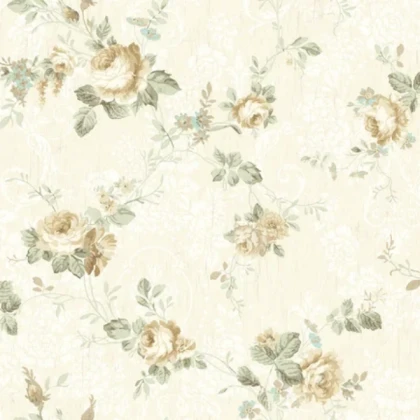 Vintage floral wallpaper
