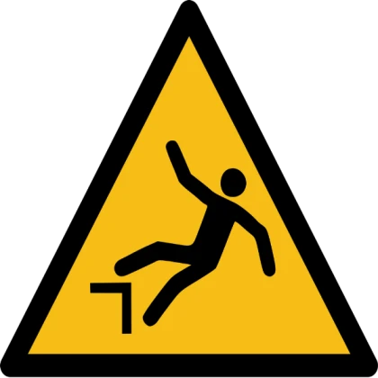 Fall Hazard Sign 1