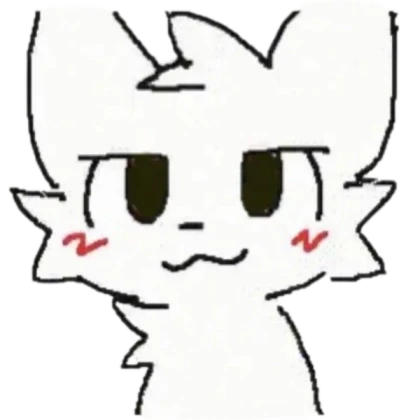 White silly creature