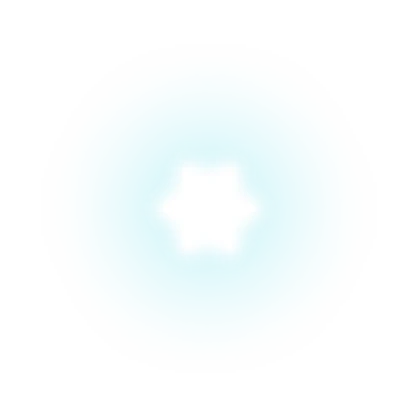 blue glow star crosshair