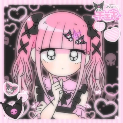 Kawaii | Pink Black Goth Hardcore
