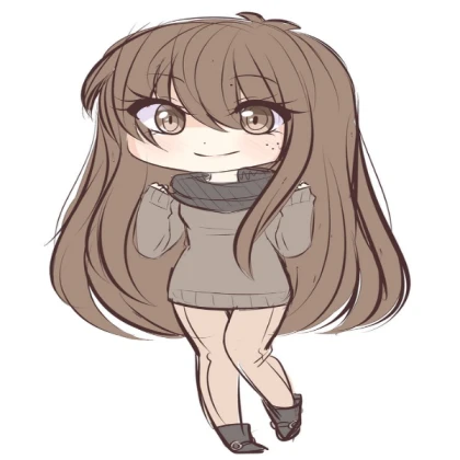 Brown Haired Chibi Girl