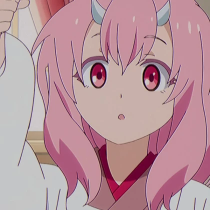 pink anime icon
