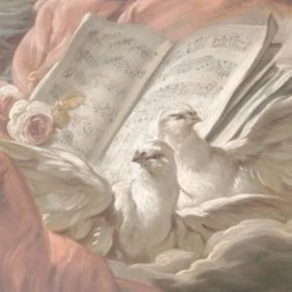 dove painting (pink)