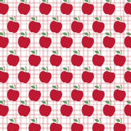 polka dotted apples || rh pattern ☆