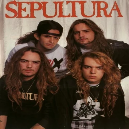 sepultura thrash metal band poster vintage 90s 80s