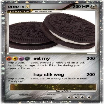 Oreos Card