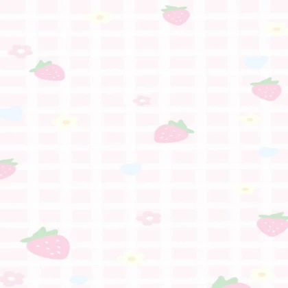 Cutecore kawaii pink wallpaper strawberry pwuuwa