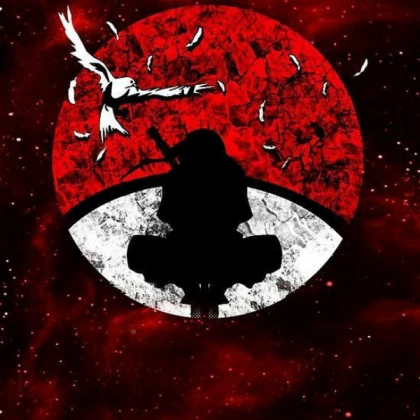 Itachi Uchiha clan symbol