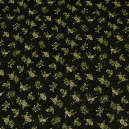 green floral pattern