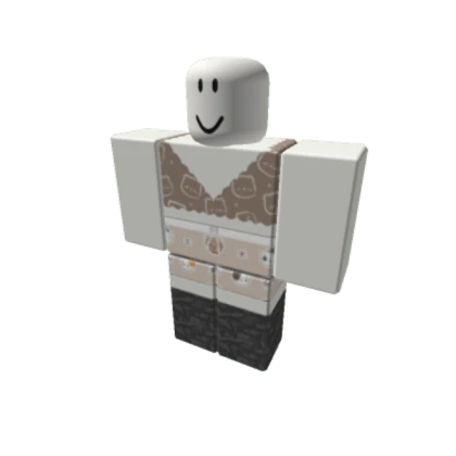 Created by NadiaBleep-Animal crop&Brown pants-min