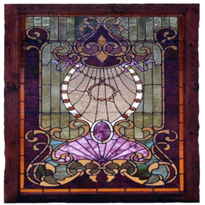 Purple Stained Glass