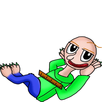 Baldi laying Back Relaxing but Something's Off