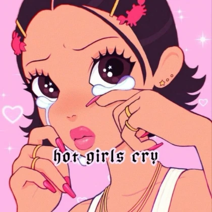 crying girl pfp aesthetic anime