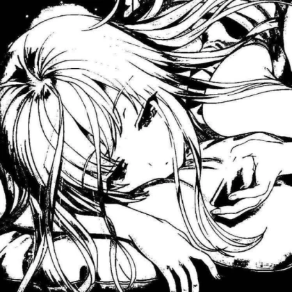 y2k anime goth girl pfp