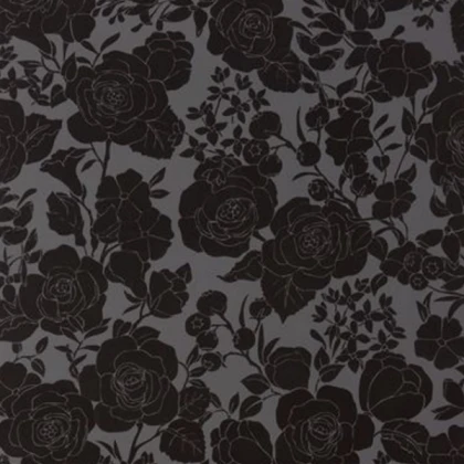 black roses pattern carpet blanket