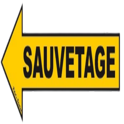 Sauvetage | Rescue Arrow LEFT French Airforce