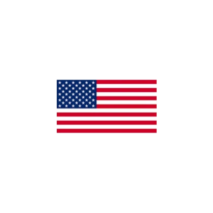 Tiny American Flag (transparent square)
