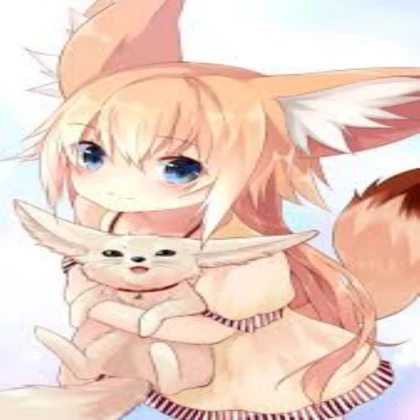 anime cute fox girl