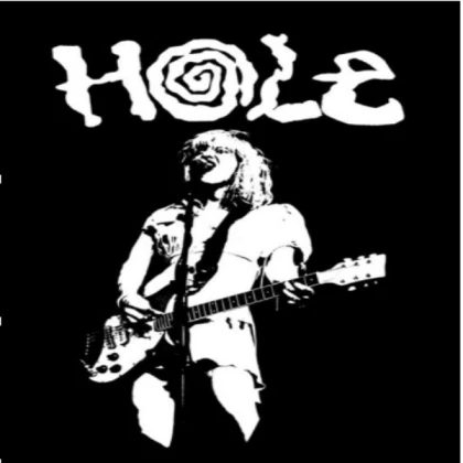 hole courtney love graphic poster