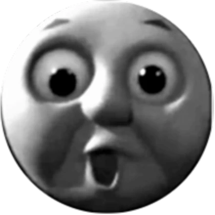 Thomas surprise face