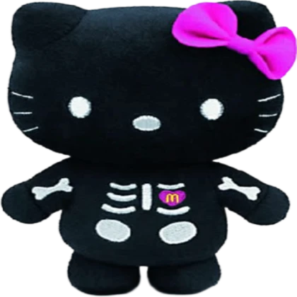 ♡ hello kitty skeleton plushie | sanrio