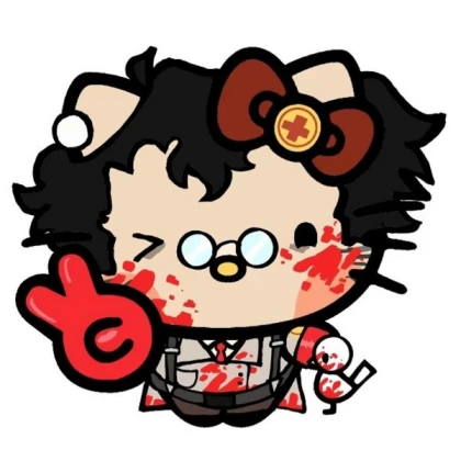 MEDIC TF2 HELLO KITTY