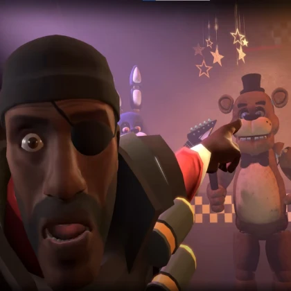 fnaf tf2 toy chica fork furry boy cup