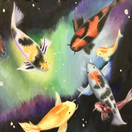 Fish Rainbow Galaxy Fantasy Heaven