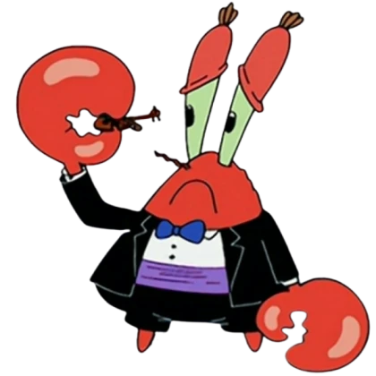 Sad Mr Krabs