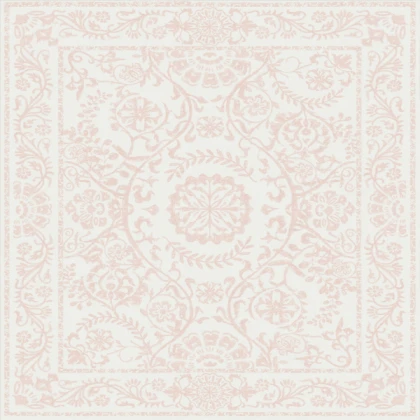 Ivory with pink rug