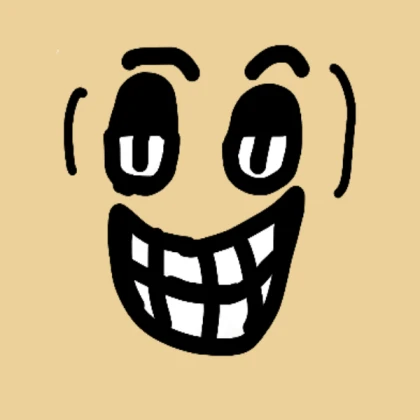 Skibidi Toilet Face (black eyebrows) V1