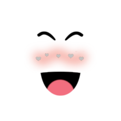 neon heart happy face