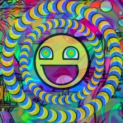Trippy swirl awesome face