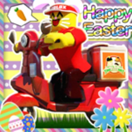 Work At A Pizza Place Easter Decal