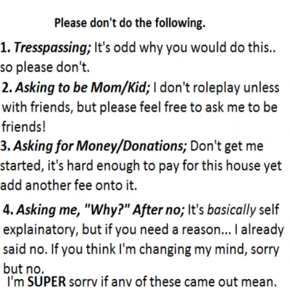 Bloxburg House Rules