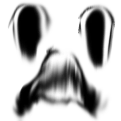 Sad frowning scary face but with closed mouth