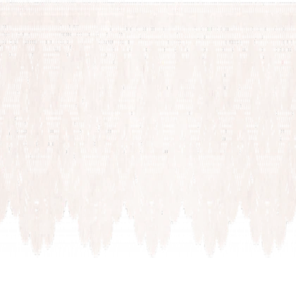 BLOXBURG TRANSPARENT - coquett white lace trim