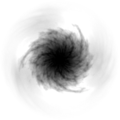 black and white portal effect